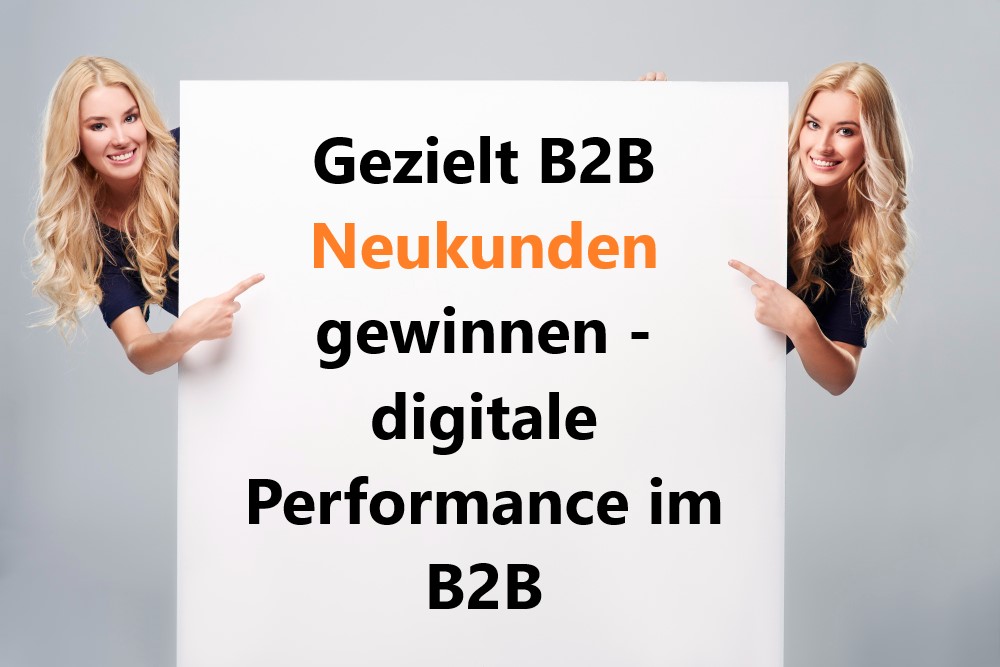 Gezielt B2B Neukunden gewinnen - digitale Performance im B2B